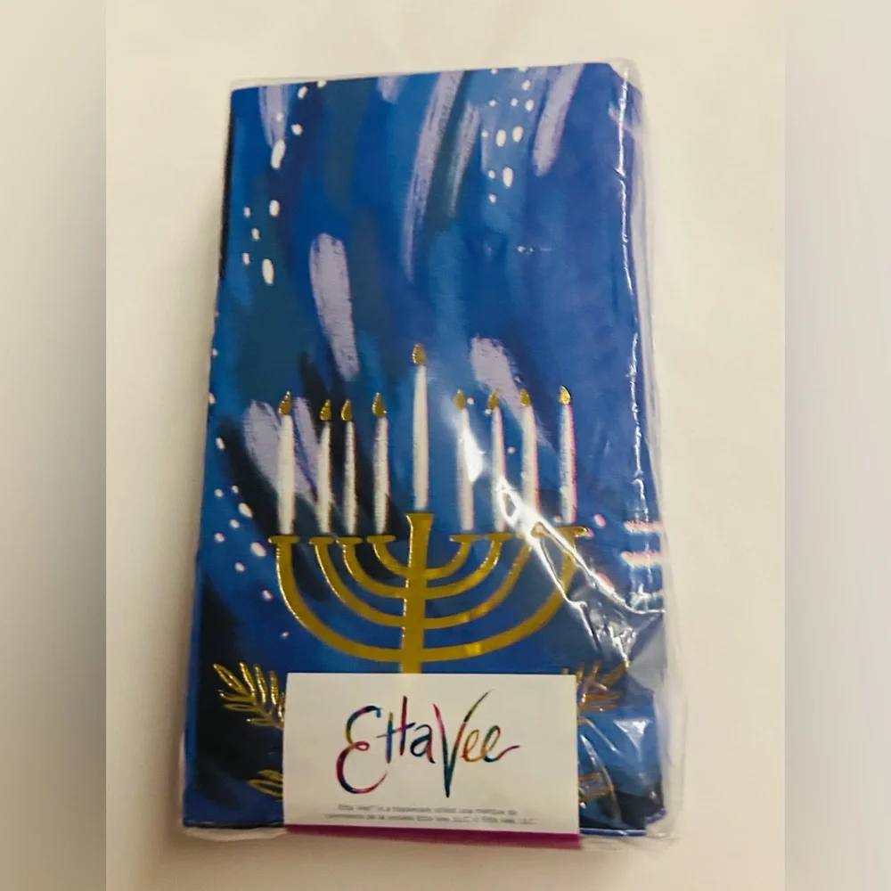 New Chanukah Etta Vee 40 Paper Guest Napkkns 3 Ply 8